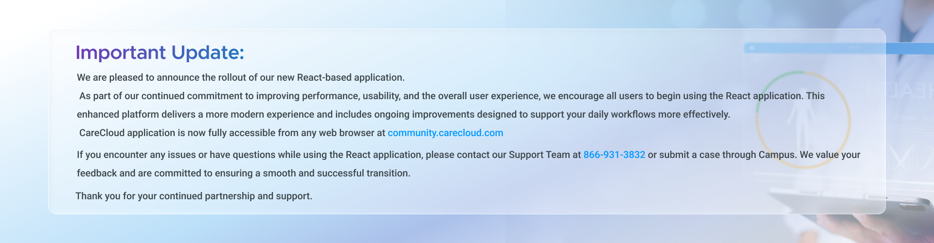 CareCloud - Log In to Healthcare